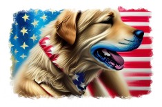 Sticker decorativ Caine American, Multicolor, 85 cm, 11770ST foto