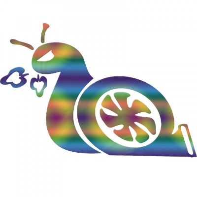 Sticker Auto Turbo Melc , Design Amuzant pentru Masina Ta foto