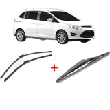 Cumpara ieftin Set 3 stergatoare FORD GRAND C-MAX Van 2010 - 2019, pentru parbriz si luneta, Bosch Twin