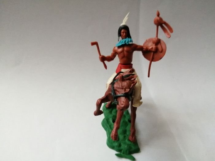 bnk jc Figurina de plastic - indian calare - Hong Kong copie dupa Timpo