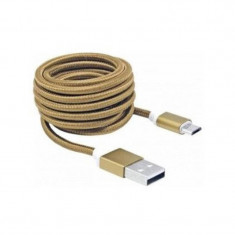 Cablu de date SBox CAB0119 USB Male - MicroUSB Male 1.5 Blister Gold foto