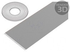 Cablu banda 1,27mm 34x26AWG neecranat PVC 100FT foto