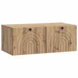 vidaXL Oglindă TV montată pe perete Stejar Artizanal 78,5 x 41 x 30 cm 898184