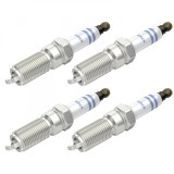 Cumpara ieftin Set 4 bujii scanteie Bosch pentru Cadillac CTS, SRX, STS, Chevrolet Captiva, Lexus LS, Mazda 5, 6, Suzuki Grand Vitara