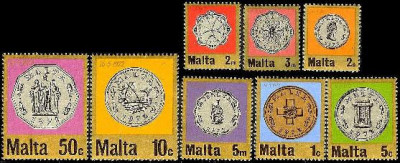 MALTA - COLECTIE cronologica completa 1964-1983 foto