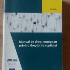 Manual de drept european privind drepturile copilului