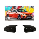 Capace Oglinzi Batman Negru Lucios Honda Civic FE 2022+ ALM - Set Ornamente Exterioare Tuning Auto