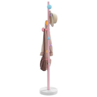 vidaXL Cuier de haine, roz, 172 cm, fier vopsit electrostatic foto