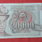 20.000 Dinara anul 1987 Bancnota Iugoslavia 20 MII - Jugoslavije
