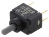Comutator basculant 3 poziții ON-OFF-ON 0,1A/28VAC