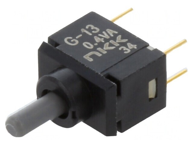 Comutator basculant 3 poziții ON-OFF-ON 0,1A/28VAC