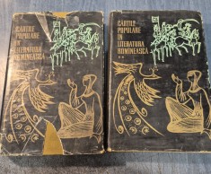 Cartile populare in literatura romaneasca 2 volume