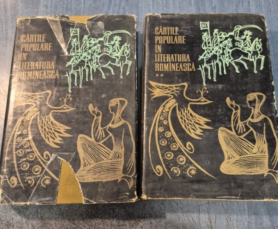 Cartile populare in literatura romaneasca 2 volume foto