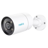 Camera IP Reolink, 2K 4MP, PoE, Lumina alba, Detectie persoana/animal companie/vehicul, Microfon, Difuzor - ColorX Series P320X SafetyGuard Surveillan