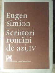 SCRIITORI ROMANI DE AZI VOL.IV (4)-EUGEN SIMION foto