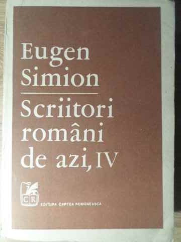 SCRIITORI ROMANI DE AZI VOL.IV (4)-EUGEN SIMION-228288