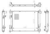 NRF 550039 Radiator, racire motor