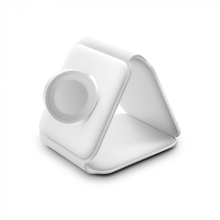 Statie incarcare wireless compatibila Apple iPhone, castile AirPods si Apple Watch - 3 in 1 - Bewello