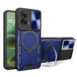 Husa pentru motorola moto g35 - guard pro, pro anti-spy, blue