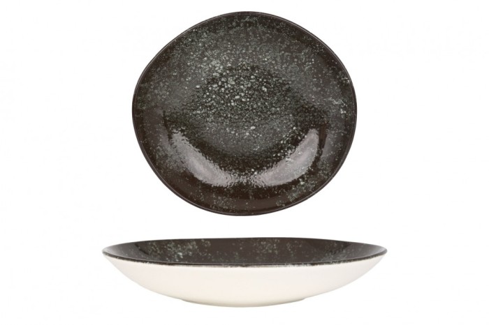 Bonna Farfurie ad&acirc;ncă - Cosmos - Porţelan - 26 cm 1000 cc - set de 6
