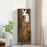 vidaXL Dulap pentru cărți cu sertar Stejar fumuriu 43 x 36 x 150.5 cm 886626