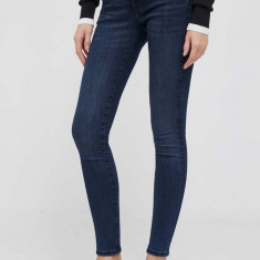 Pepe Jeans jeansi Lola femei, culoarea albastru marin