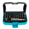 Set biti Detoolz, 32 de piese, cu prelungitor magnetic, material Cr-V FarmGarden AgroTrade