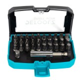 Set biti Detoolz, 32 de piese, cu prelungitor magnetic, material Cr-V FarmGarden AgroTrade