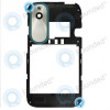 Carcasa din spate HTC Desire X T328e, cadru din spate Piesa de schimb neagra 3H120903 37H10198-00M-A-AL