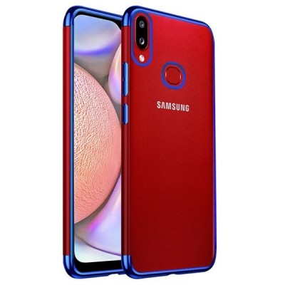 Husa SAMSUNG Galaxy A10s - Plating Soft (Albastru) foto