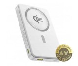Baterie Externa Wireless Baseus Airpow2 Qi2 10000mAh 22.5W QC + PD + FQI 1 x QI - 1 x USB-A - 1 x USB-C Alba P10080000213-00