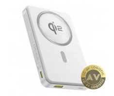 Baterie Externa Wireless Baseus Airpow2 Qi2 10000mAh 22.5W QC + PD + FQI 1 x QI - 1 x USB-A - 1 x USB-C Alba P10080000213-00