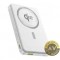 Baterie Externa Wireless Baseus Airpow2 Qi2 10000mAh 22.5W QC + PD + FQI 1 x QI - 1 x USB-A - 1 x USB-C Alba P10080000213-00