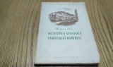 ALCATUIREA GEOLOGICA A APAMNTULUI ROMANESC - Mircea Ilie -1956, 286p.; 3000 ex.