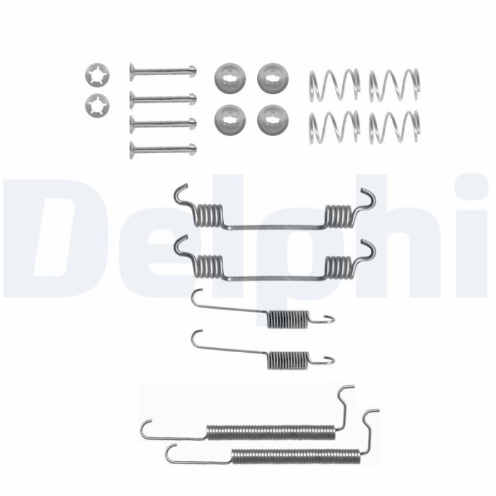 DELPHI LY1133 Set accesorii, sabot de frana