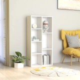 Cumpara ieftin Bibliotecă, alb, 50x25x106 cm, lemn prelucrat