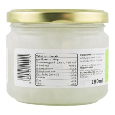 Ulei de Cocos Extravirgin Presat la Rece Bio 280 mililitri Republica Bio