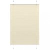 VidaXL Jaluzea plisată Crem 85x150cm Lățime țesătură 84,4 cm