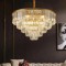Candelabru Cristal CHAMBORD Nobile 5xE14, Diametru 38cm, Auriu Mat, Inaltime Reglabila ModernLight Concept