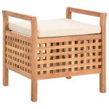 Cumpara ieftin Banca de depozitare, 49x48x49 cm, lemn masiv de nuc