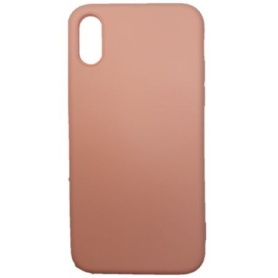 Husa silicon soft-touch compatibila cu Apple IPhone Xs Max, Rose foto
