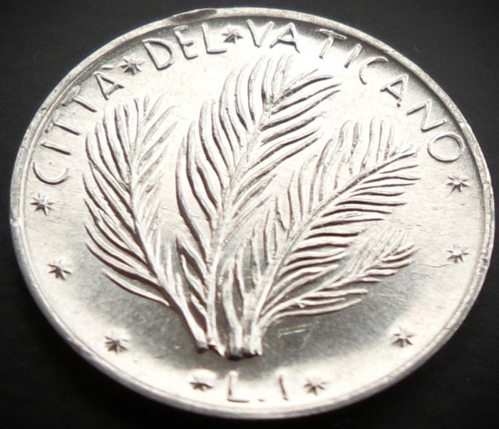 Moneda 1 LIRA - VATICAN, anul 1976 * cod 605 = A.UNC