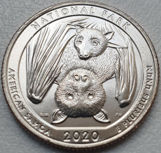 Moneda 25 cents / quarter dollar 2020 USA, National Park, American Samoa, D foto