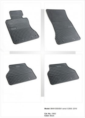 Covoare cauciuc BMW E60 / E61 seria 5 2003-2010 Covoare cauciuc BMW E60 / E61 seria 5 2003-2010