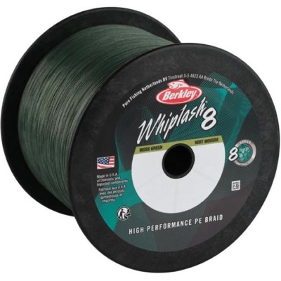 Fir Textil BERKLEY Whiplash 8 PE, Green, 2000m, 0.12mm, 17.5kg foto