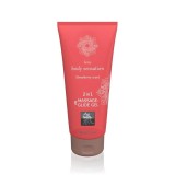 Gel de masaj si lubrifiant 2 in 1 Shiatsu capsuni 200 ml