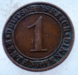 7.687 GERMANIA WEIMAR 1 RENTENPFENNIG 1924 F, Europa, Bronz