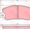 Set placute frana,frana disc FIAT CROMA (154) (1985 - 1996) TRW GDB360