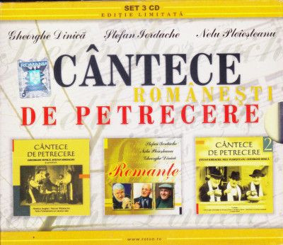 Romante si cantece romanesti de petrecere - Iordache, Ploieșteanu, Dinică (3 CD) foto