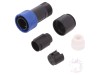 Conector Circular Tată 4 Pini IP68 Bulgin Buccaneer 4000 PXP4010/04P/6065 Pe Cablu Baionetă Poliamidă